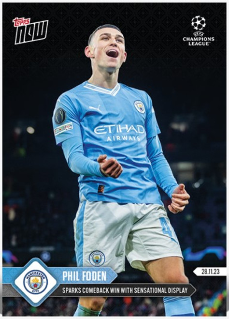 2023 UCL TOPPS NOW - Phil Foden - Card #66 - Print Run: TBA
