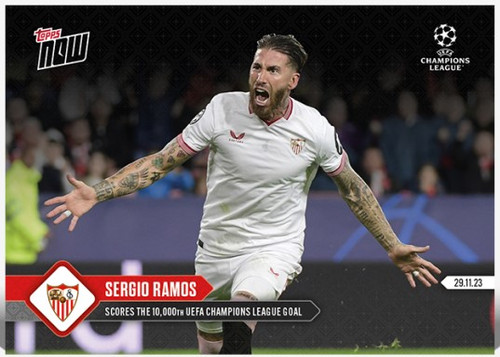 2023 UCL TOPPS NOW - Sergio Ramos - Card #76 - Print Run: TBA