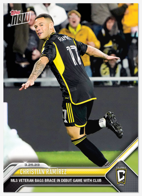 2023 MLS TOPPS NOW - Christian Ramírez - Card 44 - Print Run: 77 (IN-HAND)