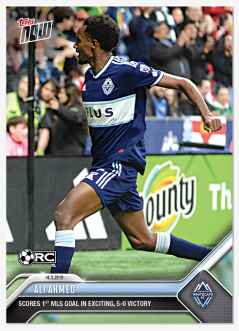 2023 MLS TOPPS NOW - Ali Ahmed - Card 62 - Print Run: 180 (IN-HAND)