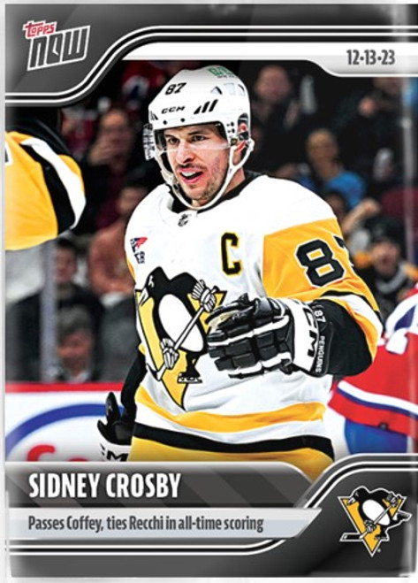 2023-24 NHL TOPPS NOW - Sidney Crosby- Sticker #59 - Print Run: TBD (PRE-SALE)