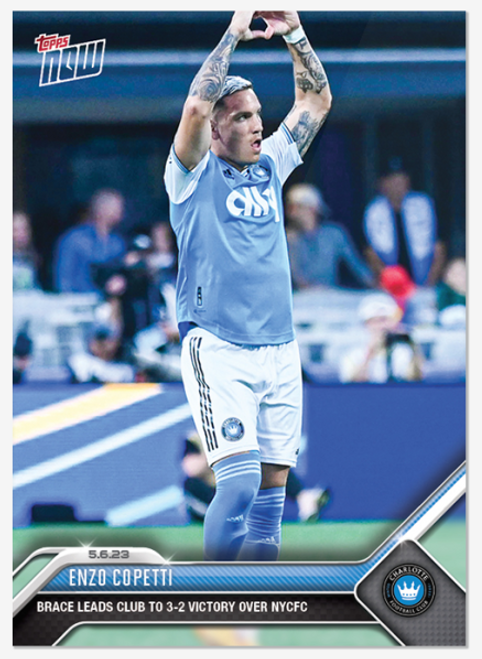 2023 MLS TOPPS NOW - Enzo Copetti - Card 91 - Print Run: 253 (IN-HAND)
