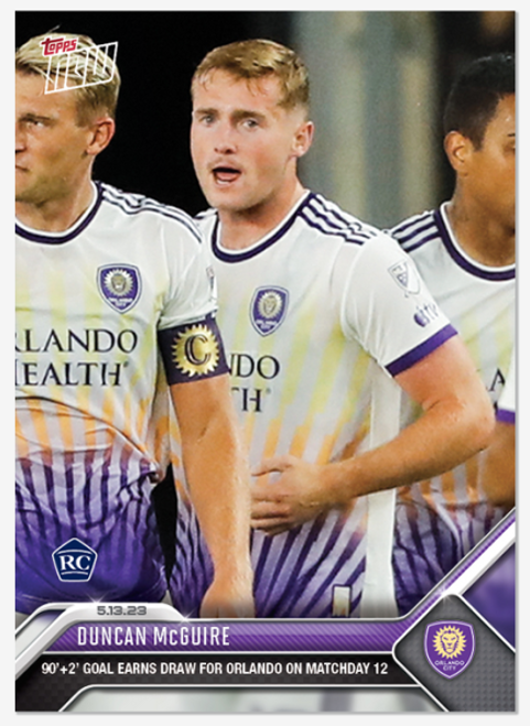 2023 MLS TOPPS NOW - Duncan McGuire - Card 101 - Print Run: 196 (IN-HAND)