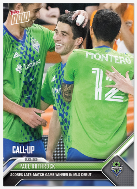 2023 MLS TOPPS NOW - Paul Rothrock - Card 103 - Print Run: 184 (IN-HAND)