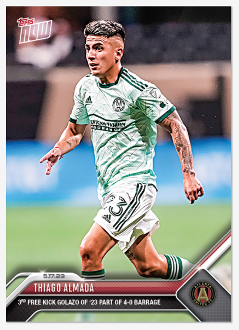 2023 MLS TOPPS NOW - Thiago Almada - Card 113 - Print Run: 259 (IN-HAND)