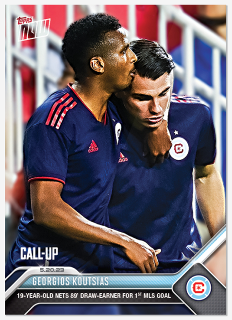 2023 MLS TOPPS NOW - Georgios Koutsias - Card 115 - Print Run: 214 (IN-HAND)