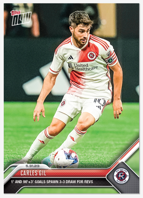 2023 MLS TOPPS NOW - Carles Gil - Card 123 - Print Run: 119 (IN-HAND)