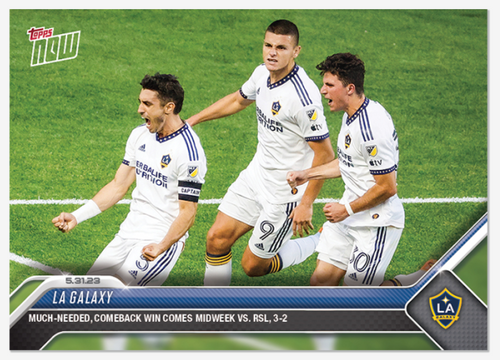 2023 MLS TOPPS NOW - LA Galaxy - Card 125 - Print Run: 123 (IN-HAND)
