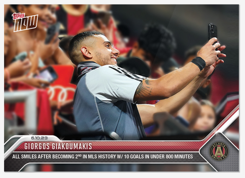 2023 MLS TOPPS NOW - Giorgos Giakoumakis - Card 129 - Print Run: 261 (IN-HAND)