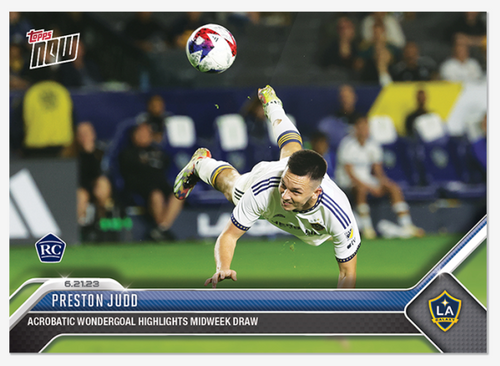 2023 MLS TOPPS NOW - Preston Judd - Card 145 - Print Run: 554 (IN-HAND)