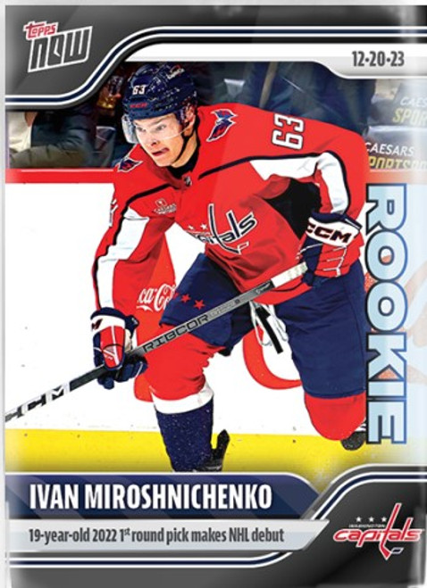 2023-24 NHL TOPPS NOW - Ivan Miroshnichenko - Sticker #66 - Print Run: TBD (PRE-SALE)