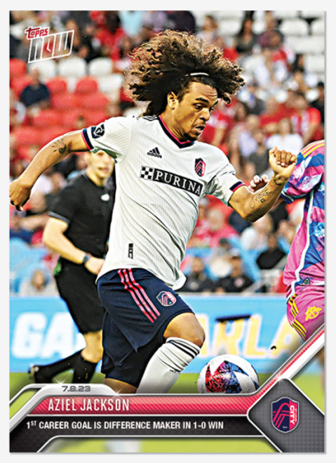 2023 MLS TOPPS NOW - Aziel Jackson - Card 158 - Print Run: 357 (IN-HAND)