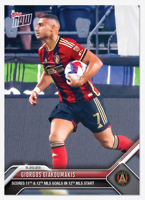 2023 MLS TOPPS NOW - Giorgos Giakoumakis  - Card 175 - Print Run: 154 (IN-HAND)