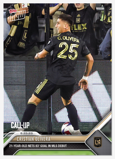 2023 MLS TOPPS NOW - Cristian Olivera  - Card 177 - Print Run: 297 (IN-HAND)