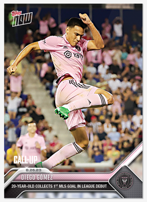 2023 MLS TOPPS NOW - Diego Gómez  - Card 180 - Print Run: 434 (IN-HAND)