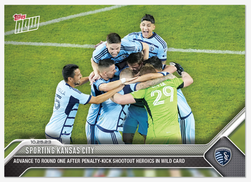 2023 MLS TOPPS NOW - Sporting Kansas City - Card 224 - Print Run: 130 (IN-HAND)