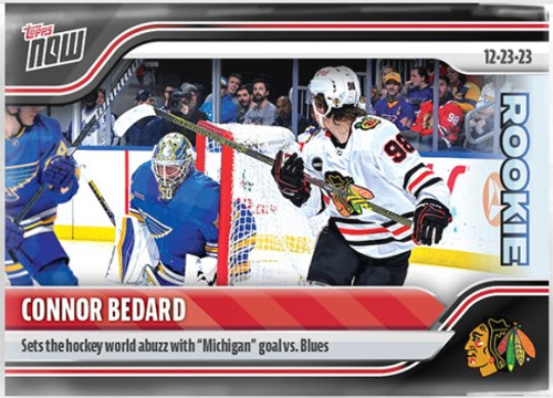 2023-24 NHL TOPPS NOW - Connor Bedard - Sticker #70 - Print Run: TBD (PRE-SALE)