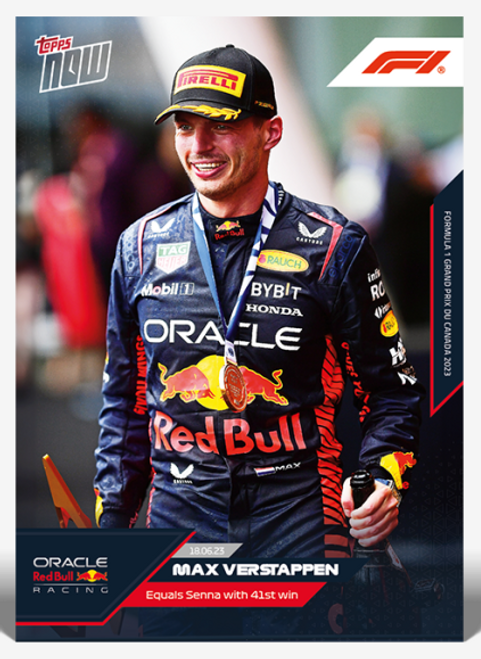 2023 - F1 TOPPS NOW - Max Verstappen - Card 022 - Print Run: 1940 (IN-HAND)