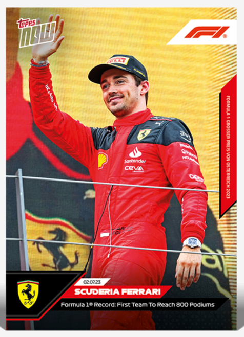 2023 - F1 TOPPS NOW - Scuderia Ferrari - Card 026 - Print Run: 1150 (IN-HAND)