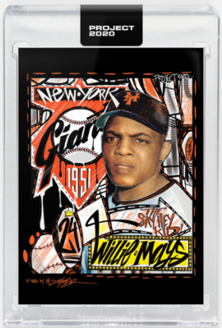 Project 2020 Willie Mays #61 - front