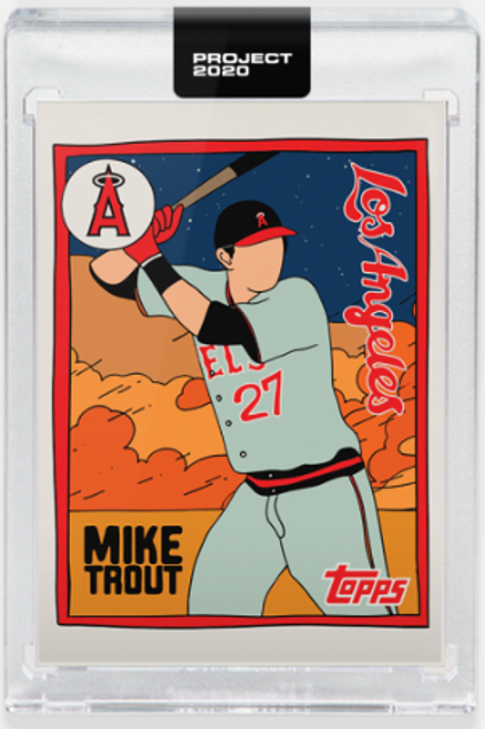 Project 2020 Mike Trout #63 - front