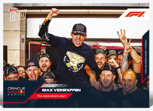 2023 - F1 TOPPS NOW - Max Verstappen - Card 055 - Print Run: 1448 (IN-HAND)