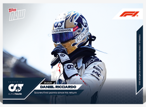 2023 - F1 TOPPS NOW - Daniel Ricciardo - Card 063 - Print Run: 626 (IN-HAND)