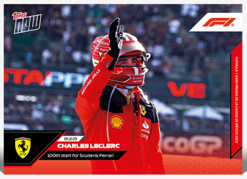 2023 - F1 TOPPS NOW - Charles Leclerc - Card 064 - Print Run: 795 (IN-HAND)