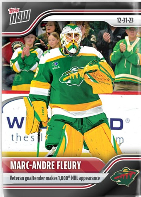 2023-24 NHL TOPPS NOW - Marc-Andre Fleury - Sticker #74 - Print Run: 320 (PRE-SALE)