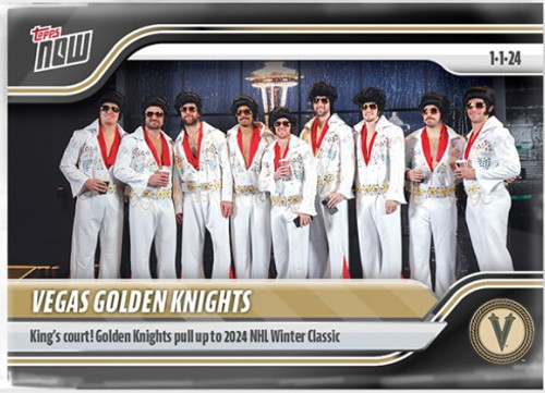 2023-24 NHL TOPPS NOW - Vegas Golden Knights - Sticker #75 - Print Run: 485 (PRE-SALE)