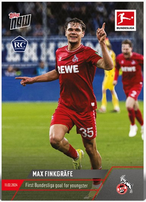 2023 Bundesliga TOPPS NOW - Max Finkgräfe  - Card 119 - Print Run: TBA (PRE-SALE)
