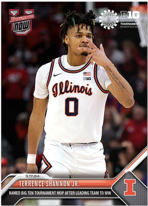 2023-24 Bowman U NOW - Terrence Shannon Jr. - Basketball Card #72 - Print Run: TBA (PRE-SALE)