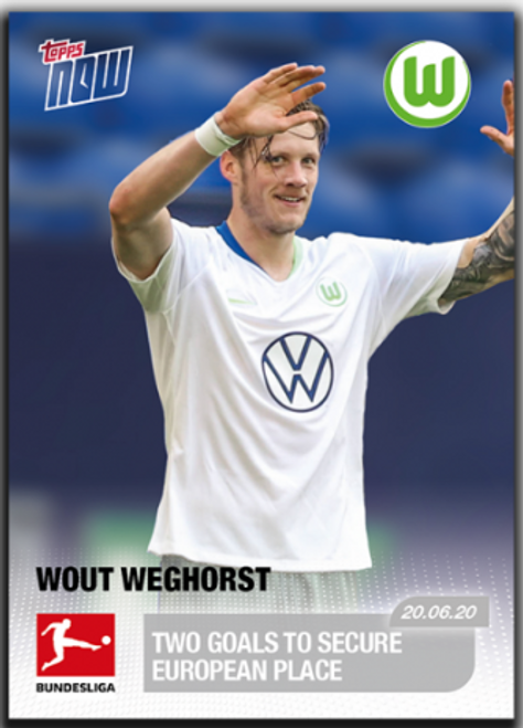 Topps NOW- Wout Weghorst #185 - front