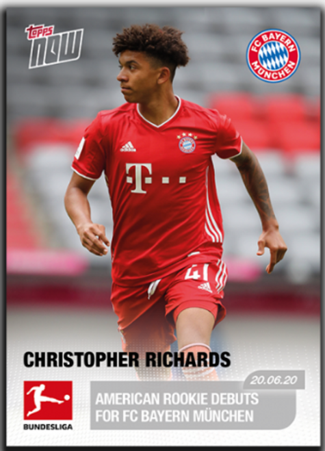 Topps NOW Christopher Richards 189 -front
