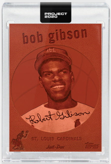 Topps Project 2020 Bob Gibson #163 - front