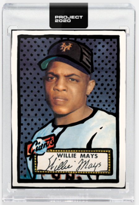 Topps Project 2020 Willie Mays #166 - front