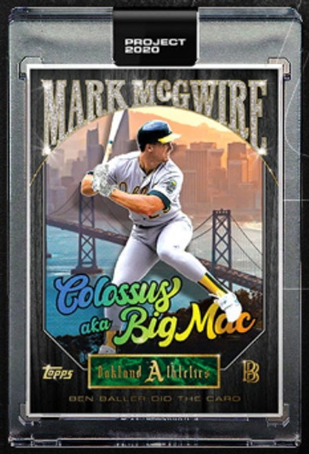 Topps Project 2020 Mark McGwire #191 by Ben Baller (PRE-SALE)