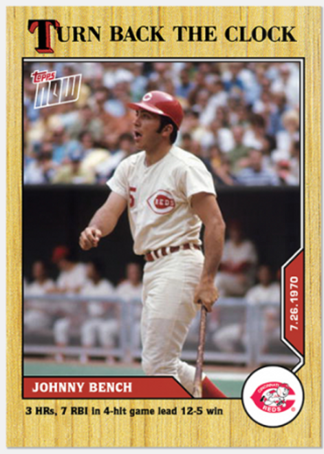 Turn Back The Clock -Johnny Bench #118 - (PRESALE)