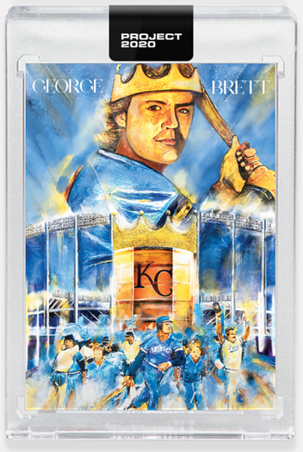 Topps PROJECT 2020 George Brett #286 by Andrew Thiele (PRE-SALE)