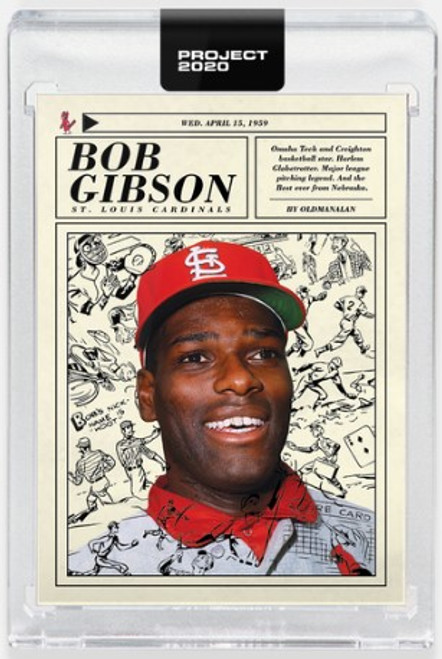 Topps Project 2020 Bob Gibson #323 by Oldmanalan (PRE-SALE)