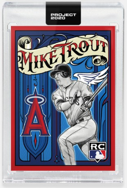 Topps Project 2020 Mike Trout #400 by Mister Cartoon (PRE-SALE)