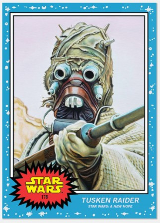 Topps Living Set - Star Wars - Card #176 - Tusken Raider (pre-sale