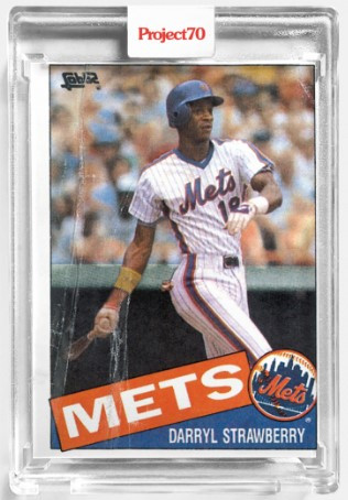 Topps Project 70 Darryl Strawberry #527 by FUTURA (PRE-SALE) - Wheeler  Collection