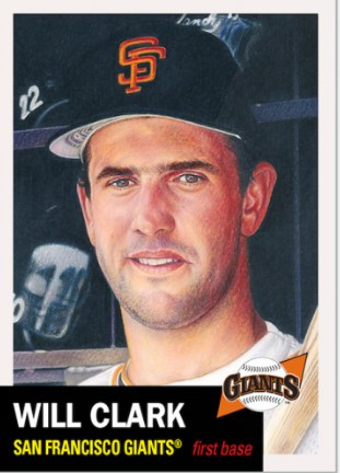 Topps Living Set - Card #415 - Will Clark (Pre-Sale)