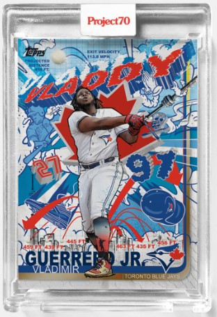 Topps Project 70 Vladimir Guerrero Jr. #606 by Mister Cartoon (PRE