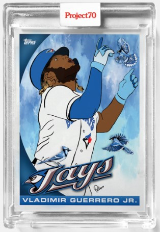 Topps Project 70 Vladimir Guerrero Jr. #606 by Mister Cartoon (PRE-SALE) -  Wheeler Collection