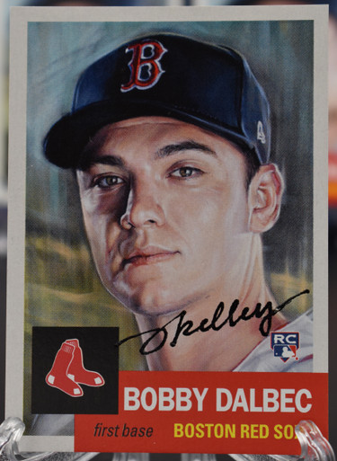 Jared Kelley autographed Bobby Dalbec Living Set Card (IN-HAND)