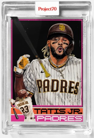 Topps Project 70 Fernando Tatis Jr. #61 by Keith Shore (PRE-SALE) - Wheeler  Collection