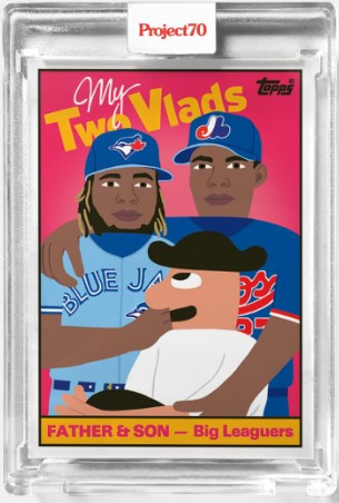 Topps Project 70 Vladimir Guerrero Jr. #606 by Mister Cartoon (PRE