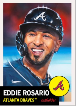 2021 Topps Now Atlanta Braves World Series Champions Error (backs) 15 Card  Set